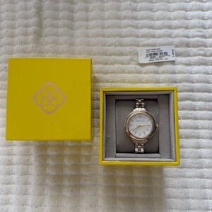 Kendra Scott Two Tone Alex 35 mm watch